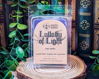 Canción de cuna de luz / Aroma a lavanda y manzanilla / Pastillas de cera inspiradas en La leyenda de Zelda