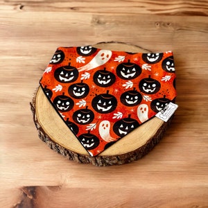Halloween Dog Bandana/Dog Gift/Pumpkin Bandana