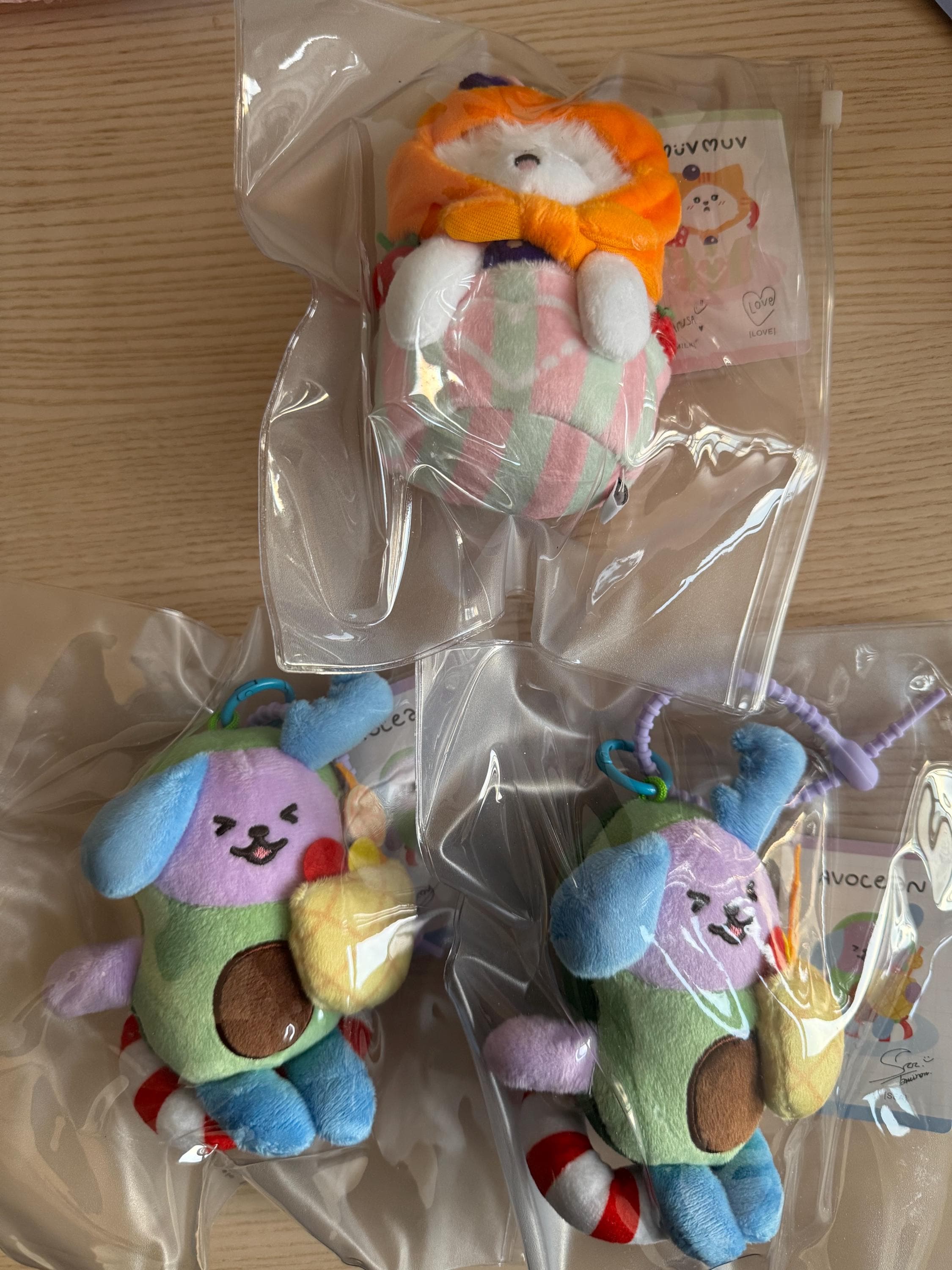 その他 AVOCEAN ON THE WAVE DOLL KEYCHAIN Gmm Gmmtv Keychain Jimmysea AVOCEAN on the Wave Doll