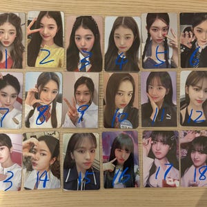 Kpop IVE wonyoung | Liz | Leeseo | Yujin | Gaeul official photocard