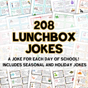 Lunchbox Joke Cards, Kid Lunch Box Note, Funny Jokes for Kids Lunch Notes, Printable Lunchbox Notes, Dad Jokes, Lunch Box Cards