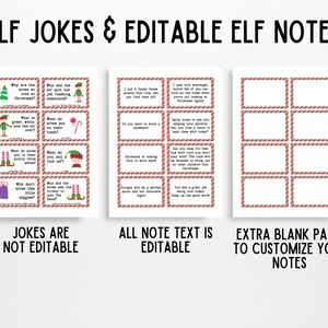 Elf Letter Printable, Christmas Elf Kit, Elf Templates, Editable Elf ...