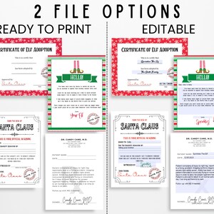Elf Letter Printable, Christmas Elf Kit, Elf Templates, Editable Elf ...