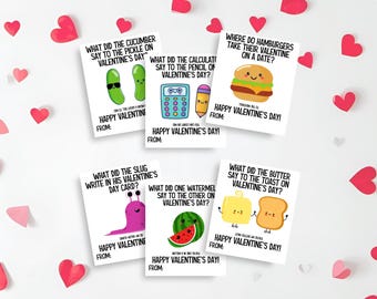 Joke Valentines Day Cards Printable, Kids Valentines Day Jokes Cards, Funny Valentines Cards, Valentine's Day Printable Tags