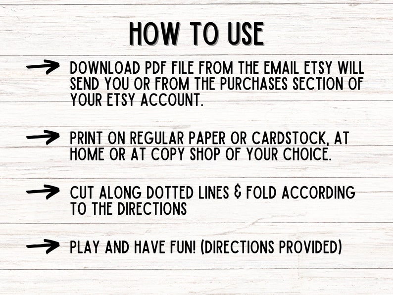 Funny Fortune Teller Printable Cootie Catcher Jokes for Etsy