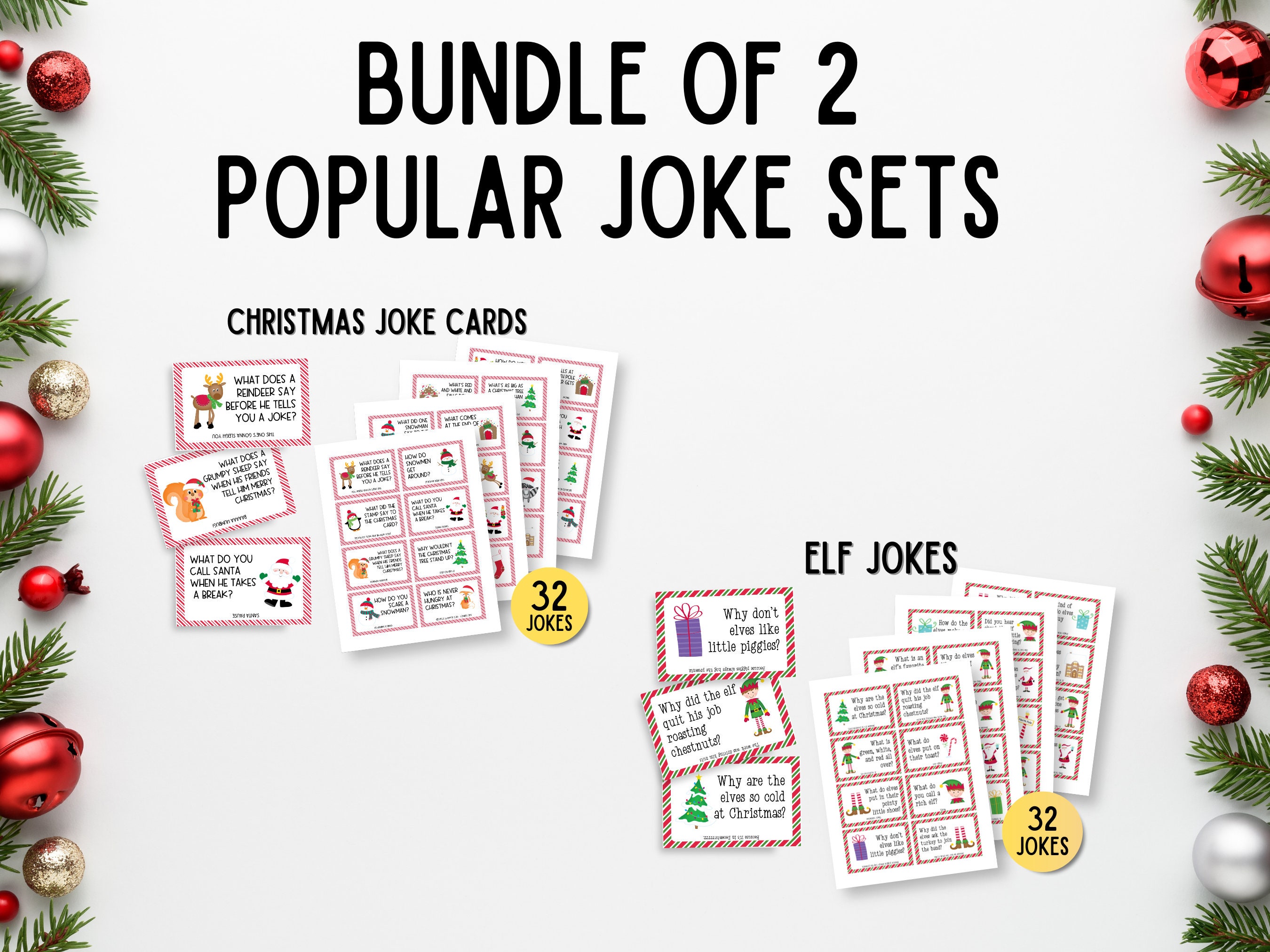 Christmas Joke Cards, Christmas Cracker Jokes, Elf Jokes, Advent ...