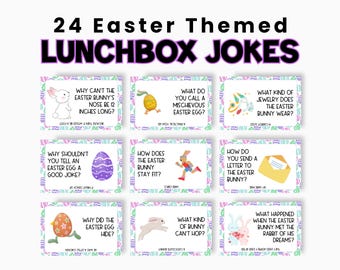 Easter Lunchbox Jokes for Kids: Printable Joke Cards (PDF)