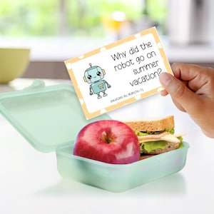 Summer Jokes Lunchbox Notes for Kids, Lunch Box Jokes, Kids Lunch Notes Printable image 2