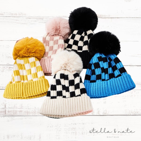 Checkered Hat Etsy