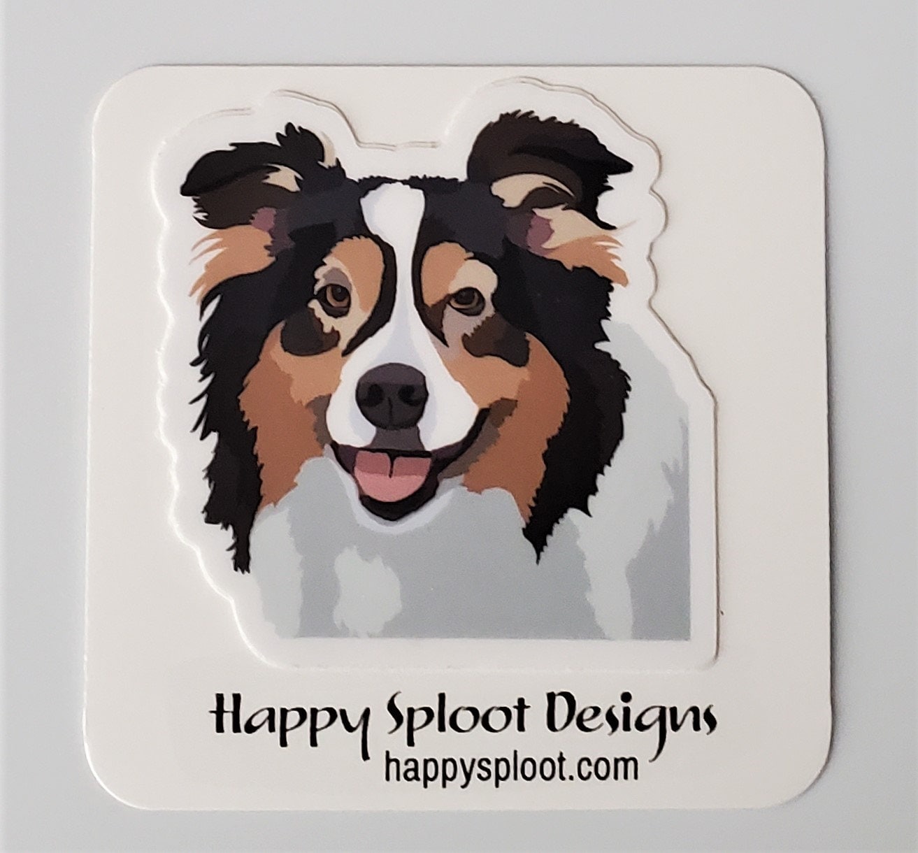 Carte De Chien De Berger Australien, Carte D'anniversaire Pour