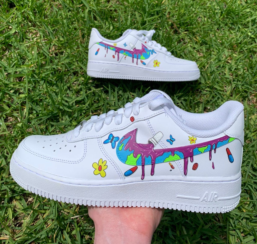 Juice Wrld - Goodbye and Good Riddance - Custom Air Force 1 - Hand Pai –  Merakicks