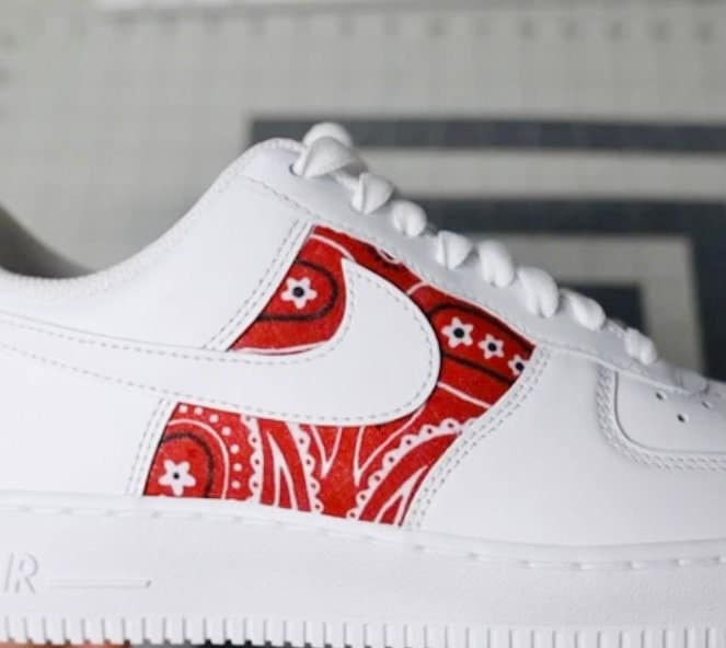 Custom Nike Air Force 1 ‘07 Low - Gucci Fabric — Q's Custom Sneakers