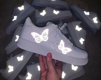 NIKE AIR FORCE 1 'BUTTERFLY EFFECT TUTORIAL! (3M REFLECTIVE) 