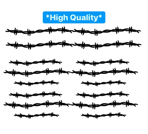 Barbed Wire Stencil - Etsy
