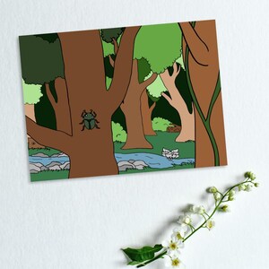 Mystical Forest - Art Print