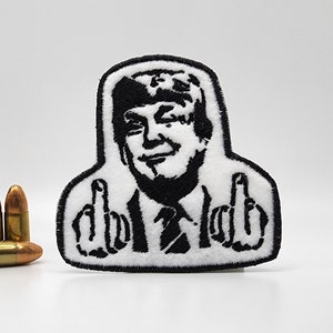 Trump Iron-on Patch |Make America Great Again Trump 2024 | American Patch | Father&#39;s Day Conservative | Let&#39;s Go Brandon | Gift for Dad