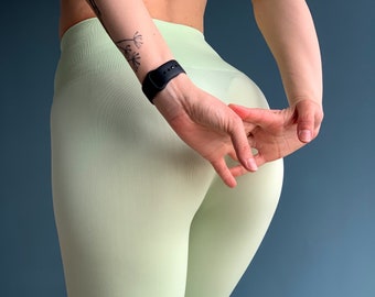 Mint leggings|Fitness outfit|Sport leggings|Workout Leggings|High Waist Leggings|Sustainable leggings|Yoga Leggings