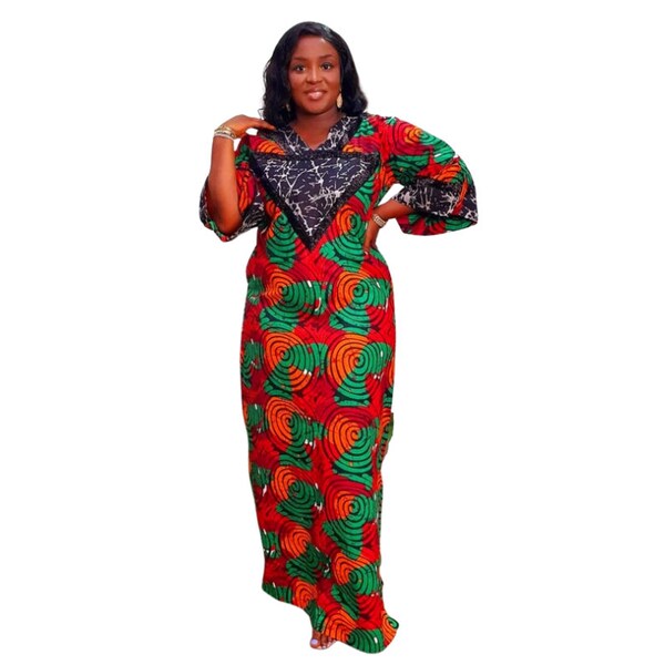 African Auntie Dress Etsy