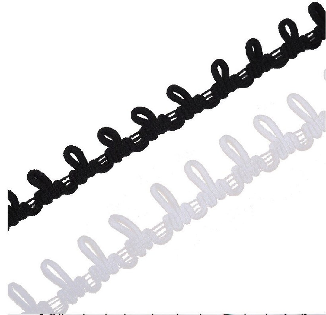 Elastic Button Loop Tape Perfect for Bridal Dress Gown Etsy