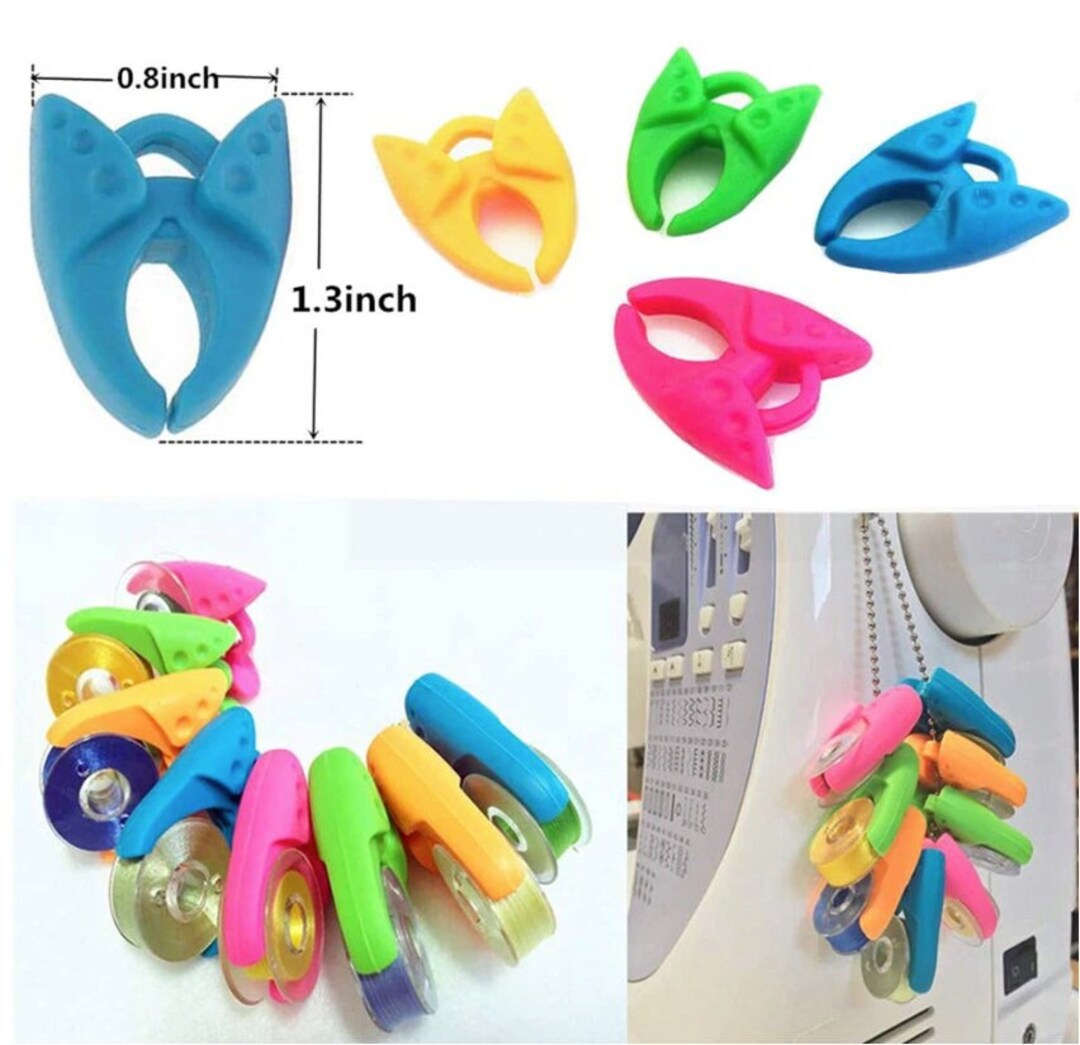 6PK Thread Spool Huggers Spool Savers Bobbin Holders Perfect for Sewing ...