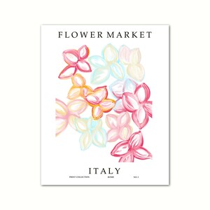 Flower Market Italy, Flower Market Print, Botanical Art, Henri Matisse, Digital Download, Botanical Print