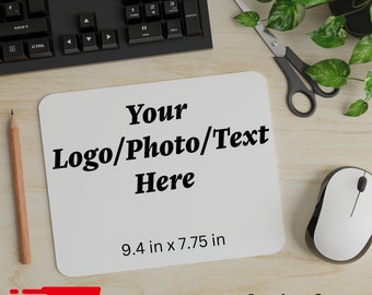 Custom Mouse Pad, Custom Photo, Logo, or Text Mouse Pad, Business Logo Mouse Pad, Photo Collage Mouse Pad, Custom Office Gift