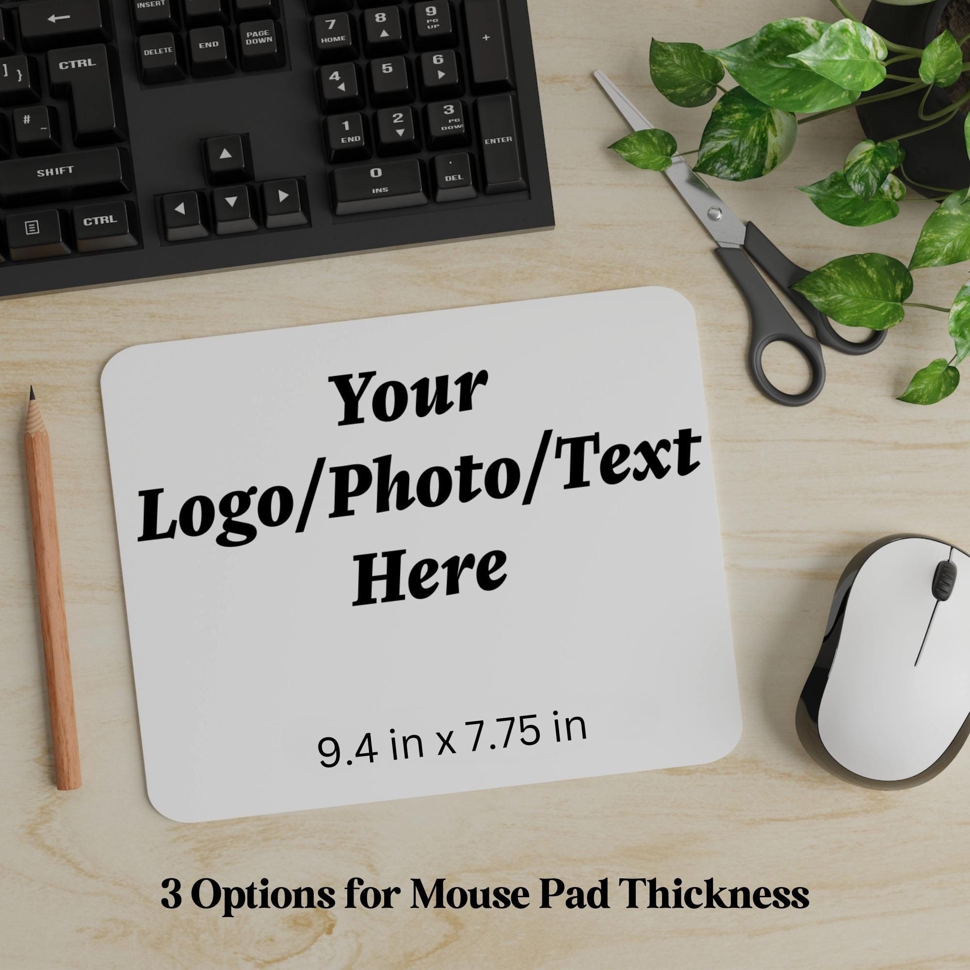 Custom Mouse Pad, Custom Photo, Logo, or Text Mouse Pad, Business Logo Mouse Pad, Photo Collage Mouse Pad, Custom Office Gift, Coworker Gift