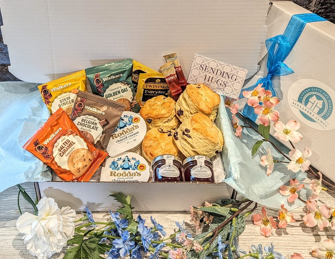 Luxury Cream Tea Hamper | Afternoon Tea Gift Set | Handmade Organic ...