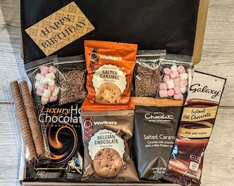 Hot Chocolate Hamper/ Luxury Hot Chocolate/ Hug in a Mug Gift/ Letterbox Gift/ Hot Chocolate and Biscuits/ Birthday/ Food Hamper/ Thank you