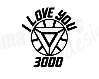 I Love You 3000 SVG & PNG