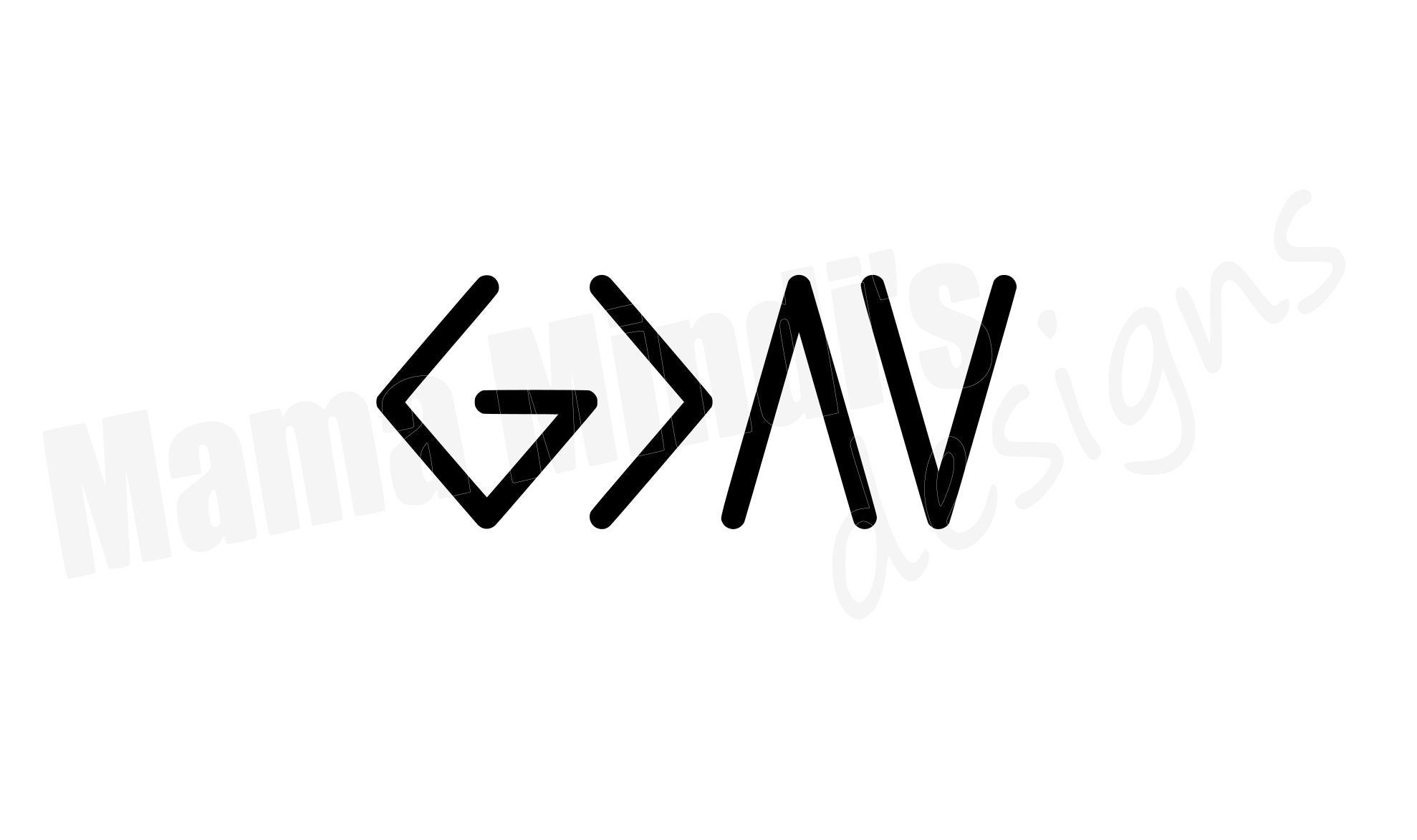 Gott ist größer als die Höhen und Tiefen SVG, DXF & PNG