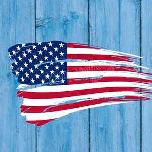 Distressed Flag Color and Black SVGs & PNGs