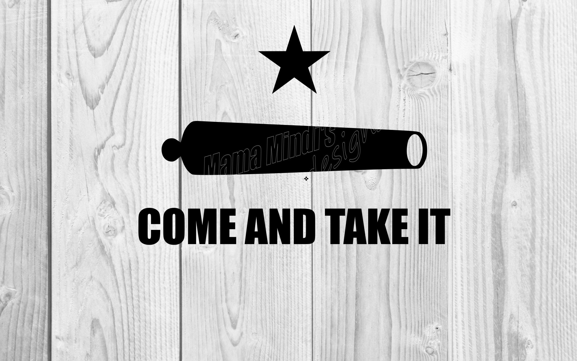 Come and Take It Gonzales Flag SVG DXF & Pngs Etsy Canada