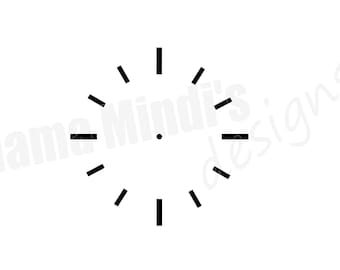 Clock Face SVG & PNG