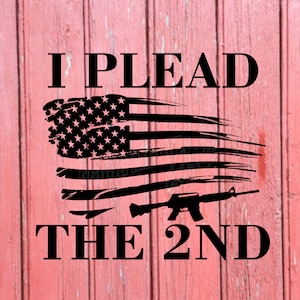 I Plead The 2nd  SVG & PNGs