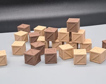 40 cajas de madera a escala HO, cajas para maquetas de ferrocarril a escala 1:87, barriles de whisky, barriles para maquetas de ferrocarril, barriles para envíos de maquetas de ferrocarril