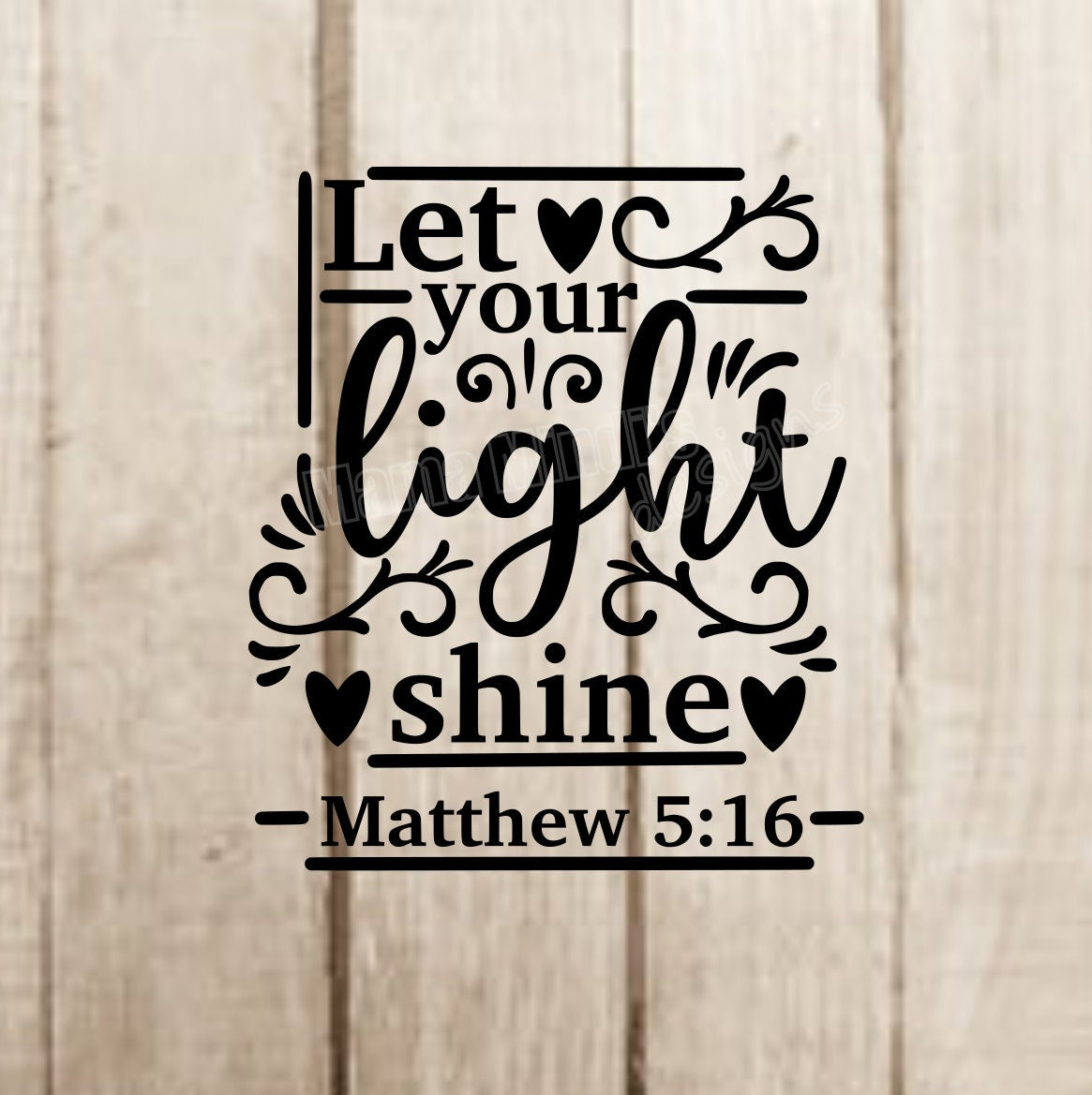 Let Your Light Shine SVG & PNG - Etsy