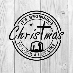 Es beginnt, eine Menge wie Weihnachten SVG & PNG aussehen
