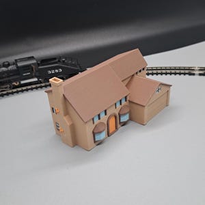 N Scale House, 1:160 Scale Simpson House, Model Railroad, N Scale Building, The Simpsons House 3D Printed, Model Train House
