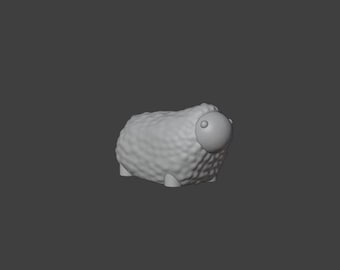 Sheep STL, Lamb STL, 3D Printing Sheep, 3D Printing Lamb, Little Lamb, Little Sheep