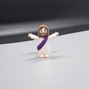 小さなイエスの STL、3D プリントのイエス、3D プリント用の STL、キリスト教のデザイン、キリスト教の STL、会衆への贈り物、日曜学校の贈り物