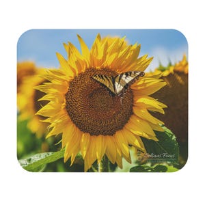 Sunflower Butterfly - Mouse Pad (Rectangle)