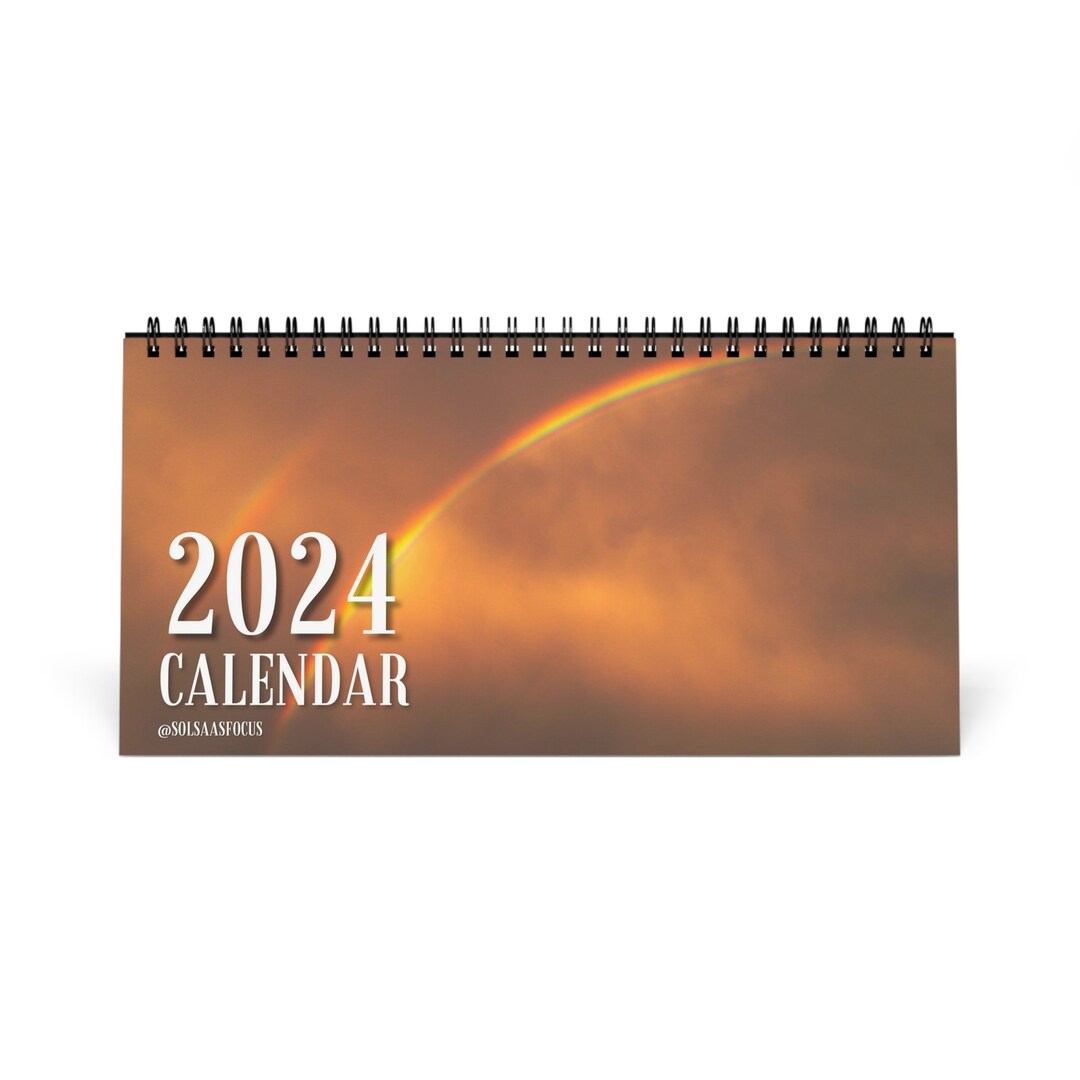 Sunset 2024 Desk Calendar Etsy