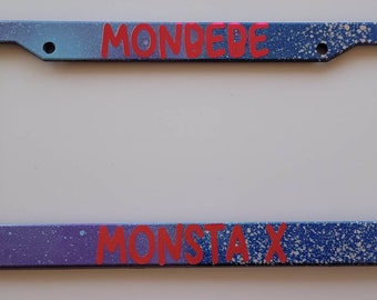 MONBEBE MONSTA X License Plate Cover