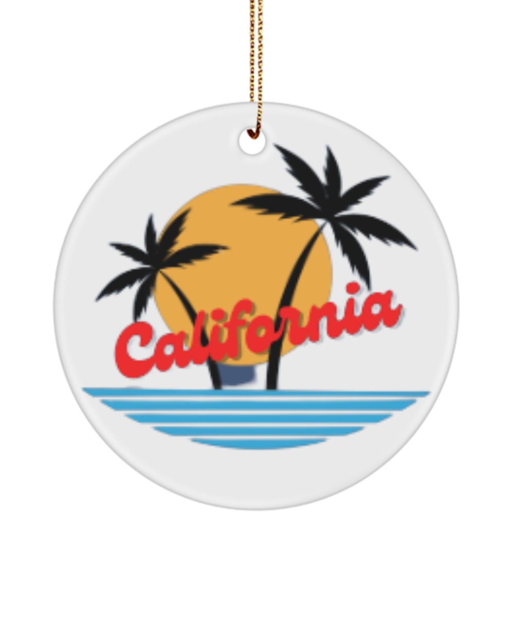 Discover Ornament-California Gifts-California State Ornament