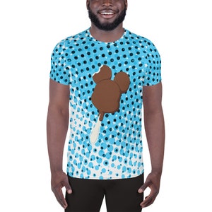 Ice Cream Bar Men&#39;s Athletic T-shirt