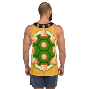 Bowser inspiriert Unisex Tank Top