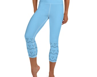 Bo Peep Inspired Yoga Capri Leggings