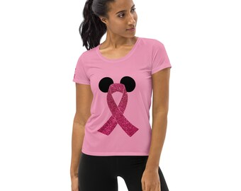 Koszulka sportowa damska z napisem Breast Cancer Awareness