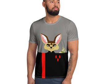 Fine Zoo Fox Men's athletic t-shirt
